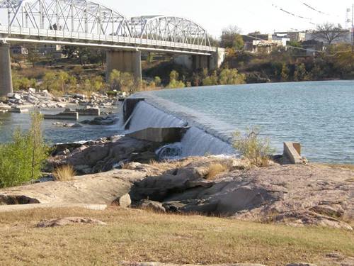 Llano River Dam, Roy Inks Bridge, Llano Texas