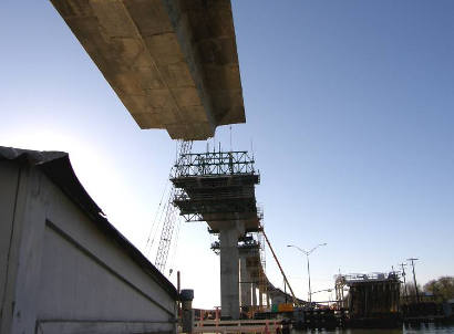Matagorda Tx New Bridge near completion