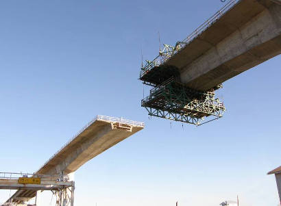 Matagorda Tx New Bridge near completion