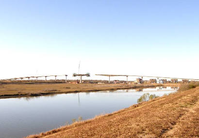 Matagorda Tx New Bridge under construction