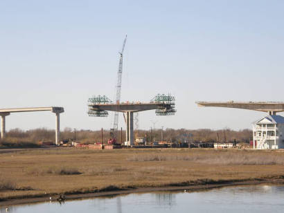 Matagorda Tx New Bridge under construction