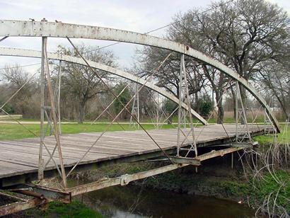 Rosebud TX - Carnegie Bowstring Steel Foot Bridge