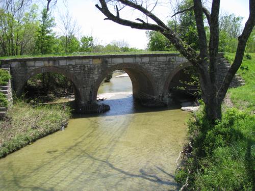 Roxton TX WPA railroad bridge over Cane Creek