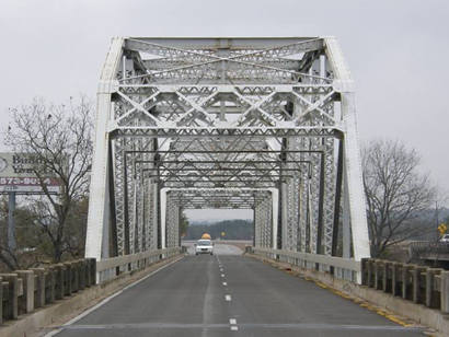 Comal County  TX US281 Guadalupe River Thru Truss Bridge