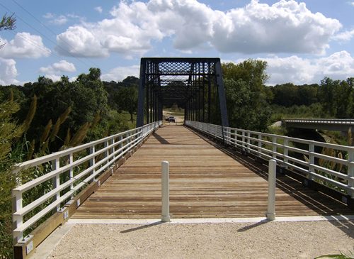 Sugarloaf Bridge, Milam County, Texas historic bridge