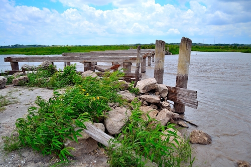 TX - Lagarto Ferry Bridge, Lake Corpus Christie