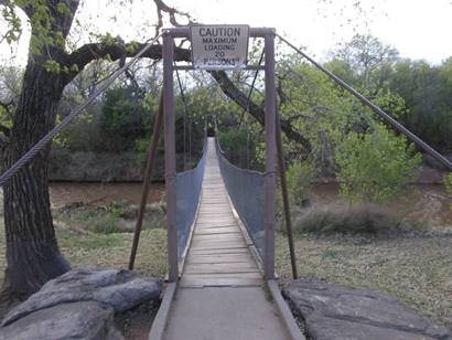 Wichita Falls Tx Suspension Footbridge