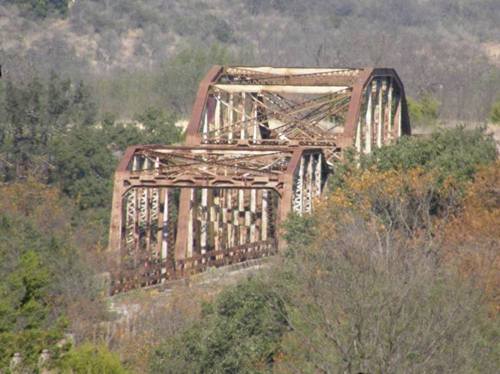 Overlooking Winchell Bridge, Colorago River, Texas