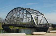Waco Steel Bridge view from Vietnam Memorial