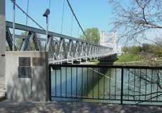 Waco Suspension Bridge today