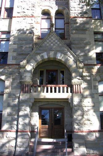 La Grange TX - Fayette County Courthouse front entrance