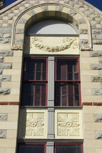 TX - Fayette County Courthouse architectural details