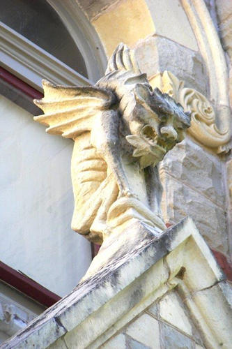 La Grange TX - Fayette County Courthouse gargoyle