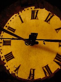 Clockface with reversed numerous