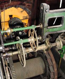 Courthouse clock mechanism