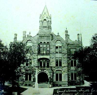 TX - Fayette County Courthouse, 1920s