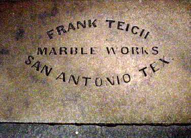Frank Teich Marble Works sign