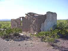 Adobes, west Texas ghost town