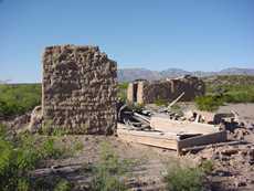 Adobes, west Texas ghost town