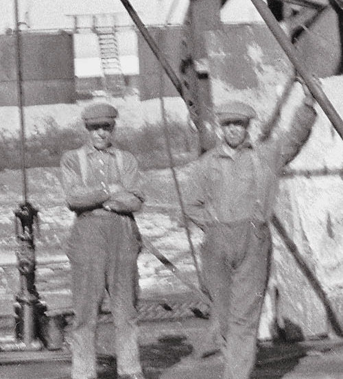 Elmer Ellsworth Hartzell in Texon oil field