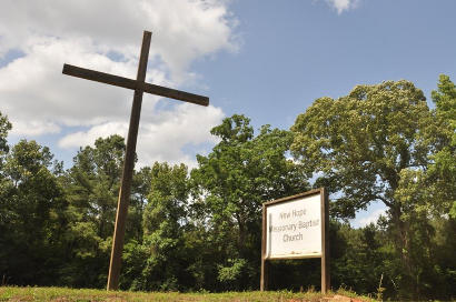 Black Ankle TX - New Hope Missionary Baptist Church sign