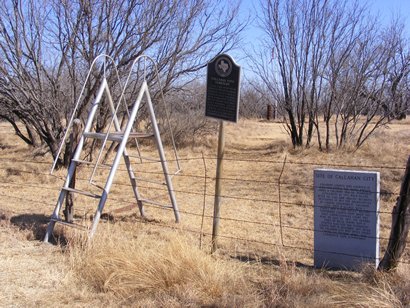 Callahan City Cemetery  with markers, Texas