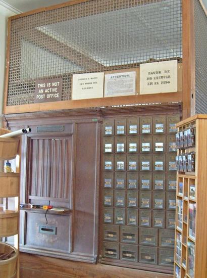 Castolon, Texas post offices old  post boxes