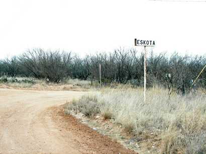 Eskota Texas sign