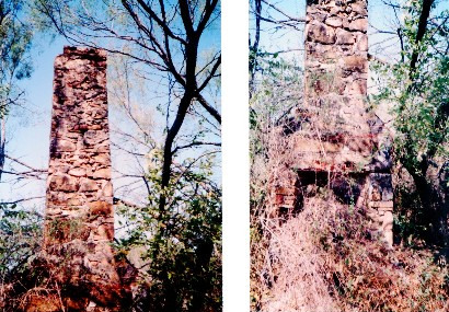 Frio Town TX - Chimney ruins