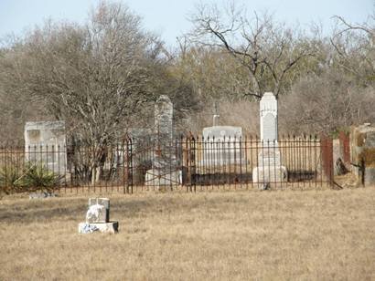 Frio Town Cemetery tombstones, Frio Town Tx
