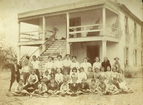 Karnes County TX Courthouse / Helena School 1900s