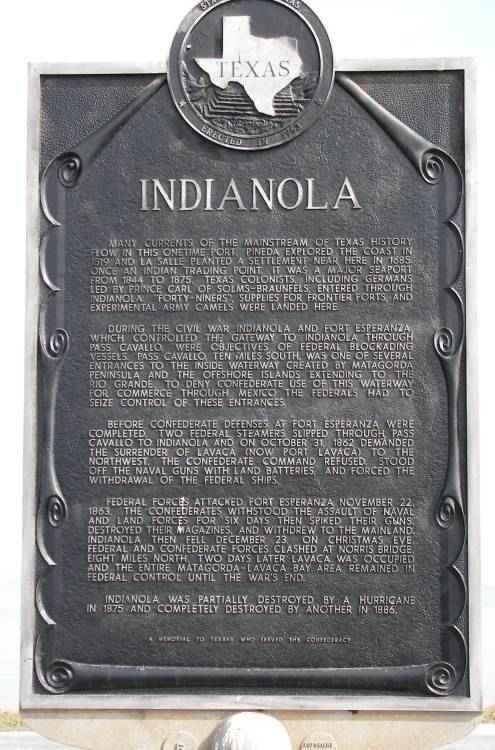 Indianola TX Historical Marker