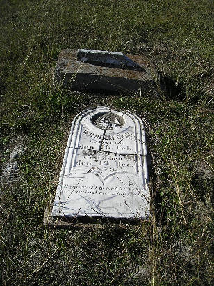 Indianola TX - Neglected Tombstone