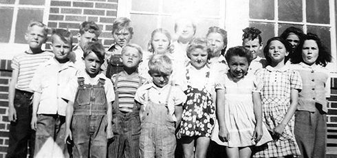 Kerrick, Texas old photo - Kerrick School class photo