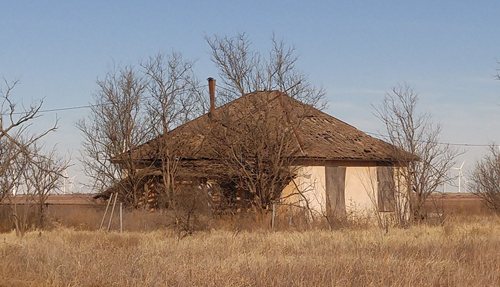 Borden County Mesquite TX Abandoned  house