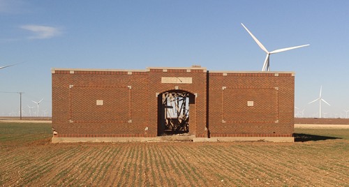 TX  Borden County Mesquite Abandoned School