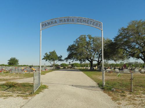 Panna Maria TX Cemetery gate