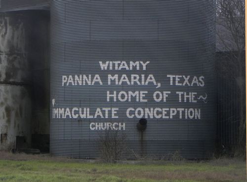 Panna Maria Tx Silo Sign