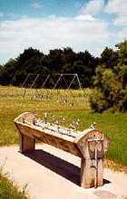 children's watering trough in a school house