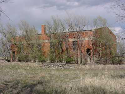 Abandoned schoolhouse in Perico, Texas