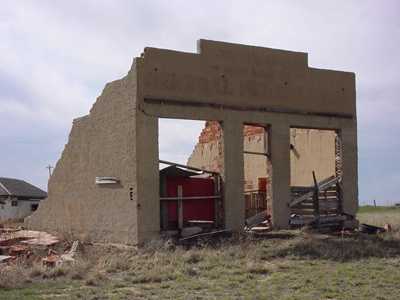 Old store ruin in Perico, Texas