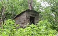 Old outhouse in Texas