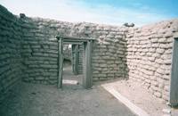 Interior of Plata, Texas ruins