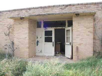 Sligo Texas schoolhouse entrance