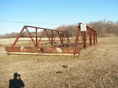 Abandoned Bridge, Spanish Fort Texas