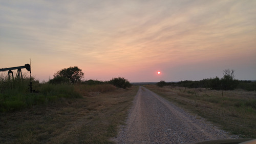 Sunshine Hill TX sunset view