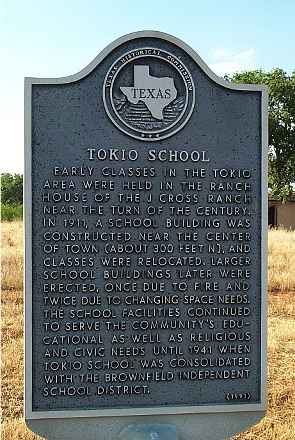 Tokio School historical marker, Texas