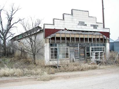 Wilmeth Texas closed building