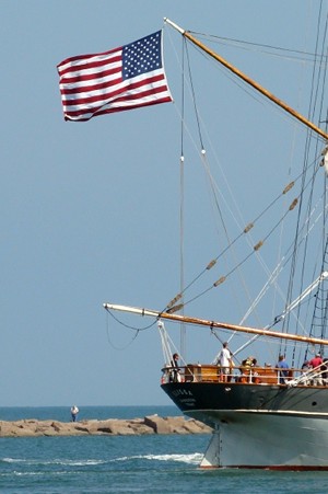 Elissa's stern, Corpus Christi Bay TX