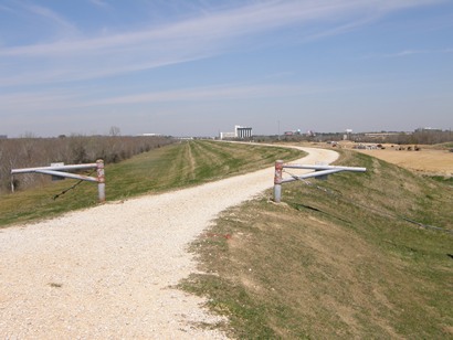 Addicks TX, Bike Path Around Barker Reservoir